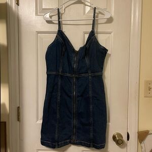 American Eagle Outfitters Blue Bodycon Mini Dress